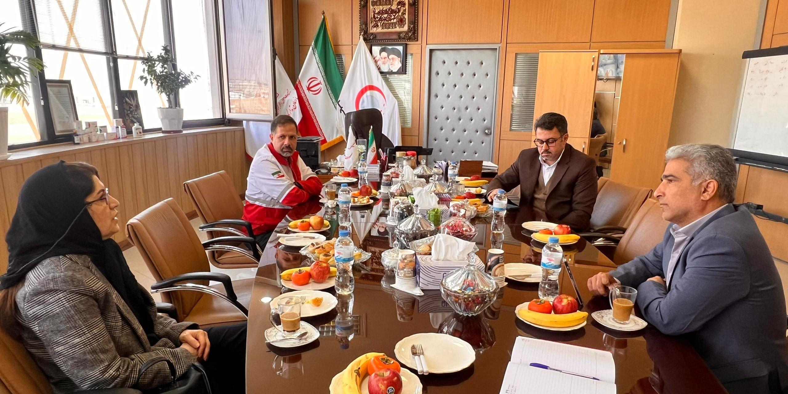 دیدار مهندس مهدوی و نماینده شرکت سینا فا...